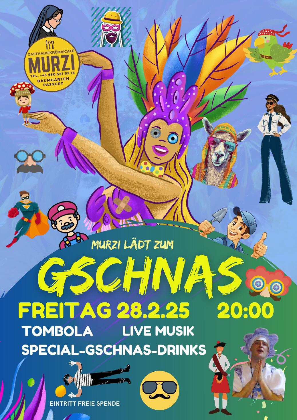 Gschnas 2025 beim Murzi